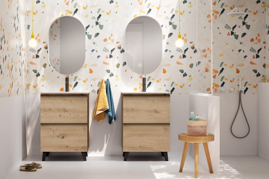 muebles lavabo con patas