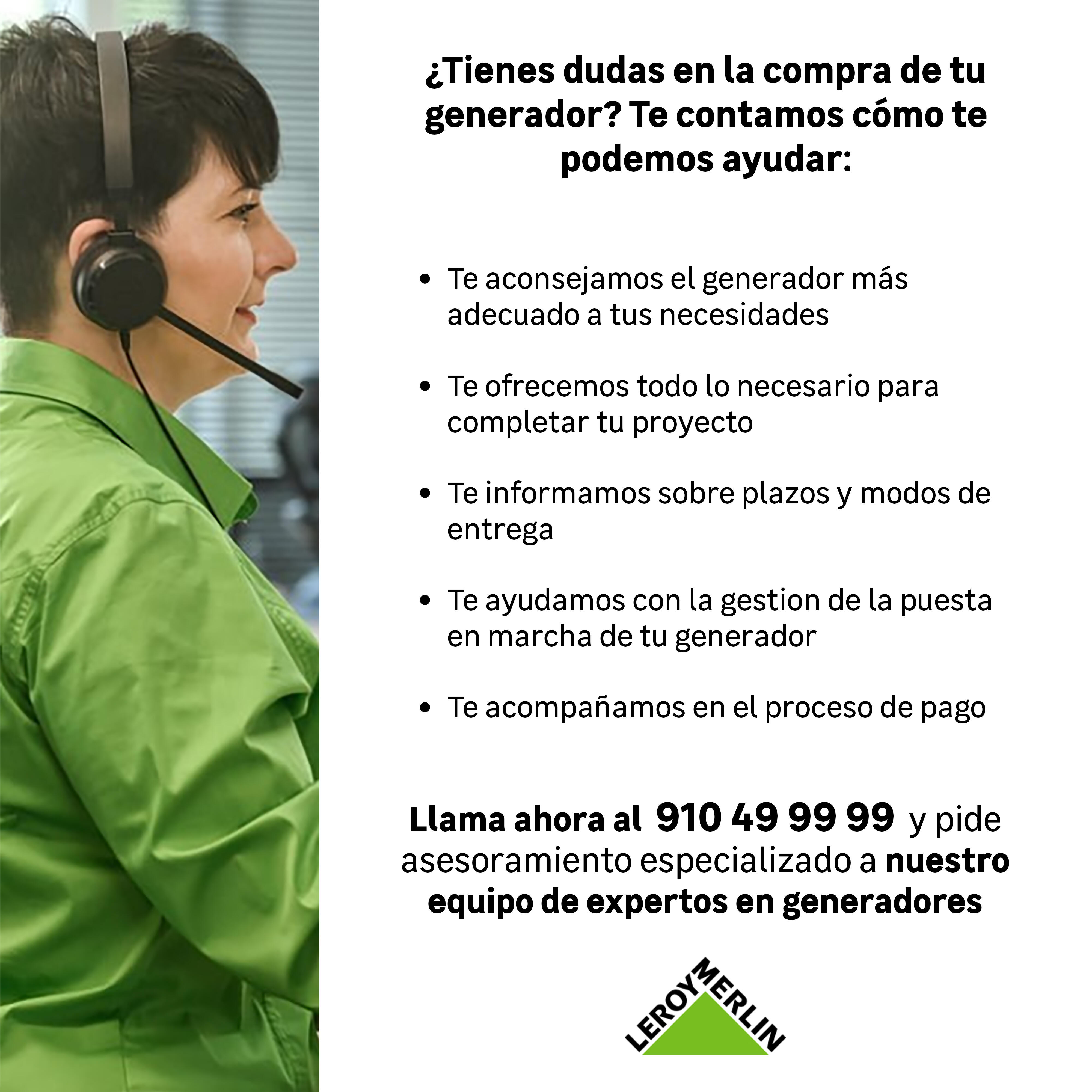Generador GENERGY LIMITED 5000 RC – 4500W de salida máxima a 230V – Salida estabilizada AVR – Arranque eléctrico y remoto - Obras, Emergencias y Vivienda Aislada - 4