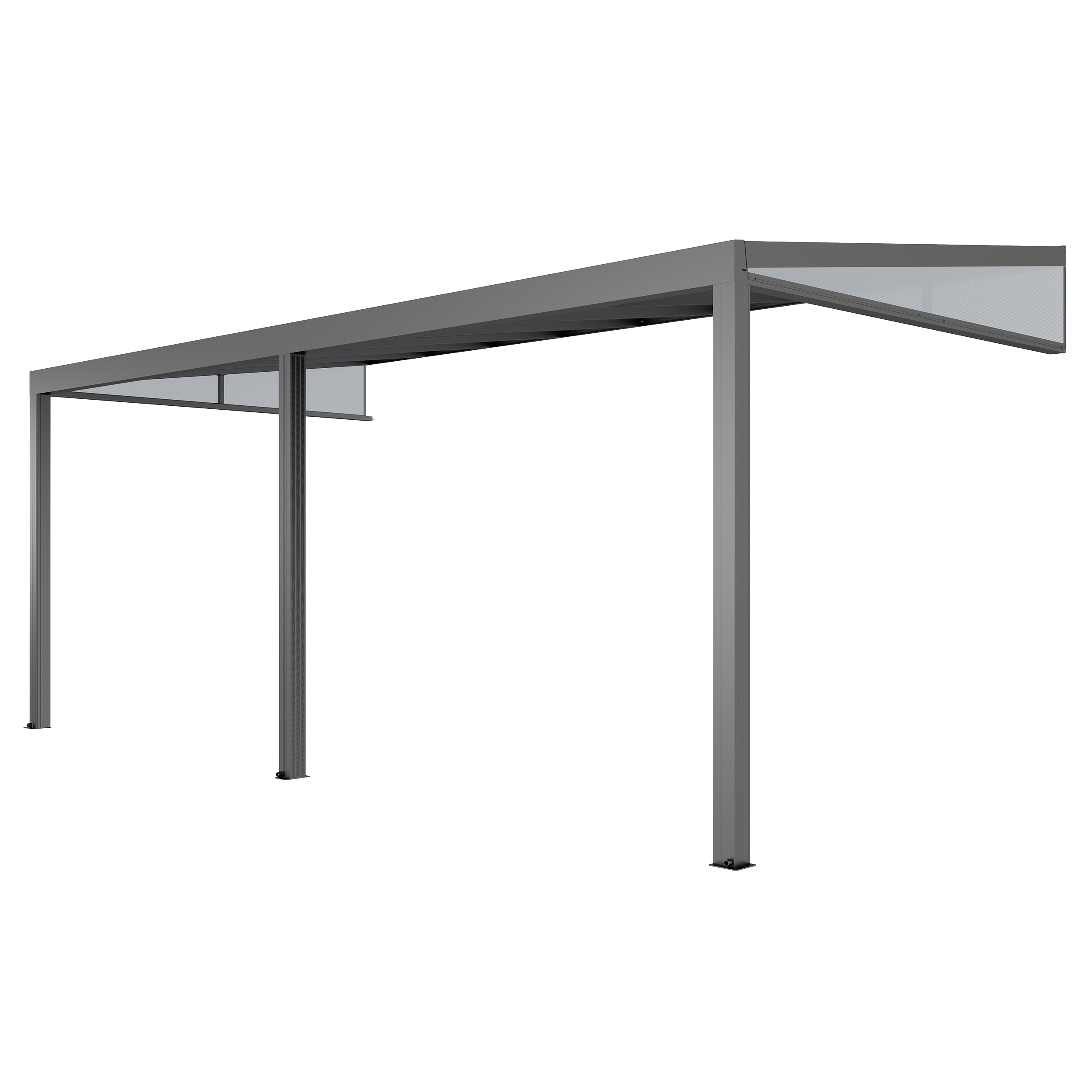Pergola Luxe 580x280x230 cm antracyt ogród zimowy Esti&amp;Esta