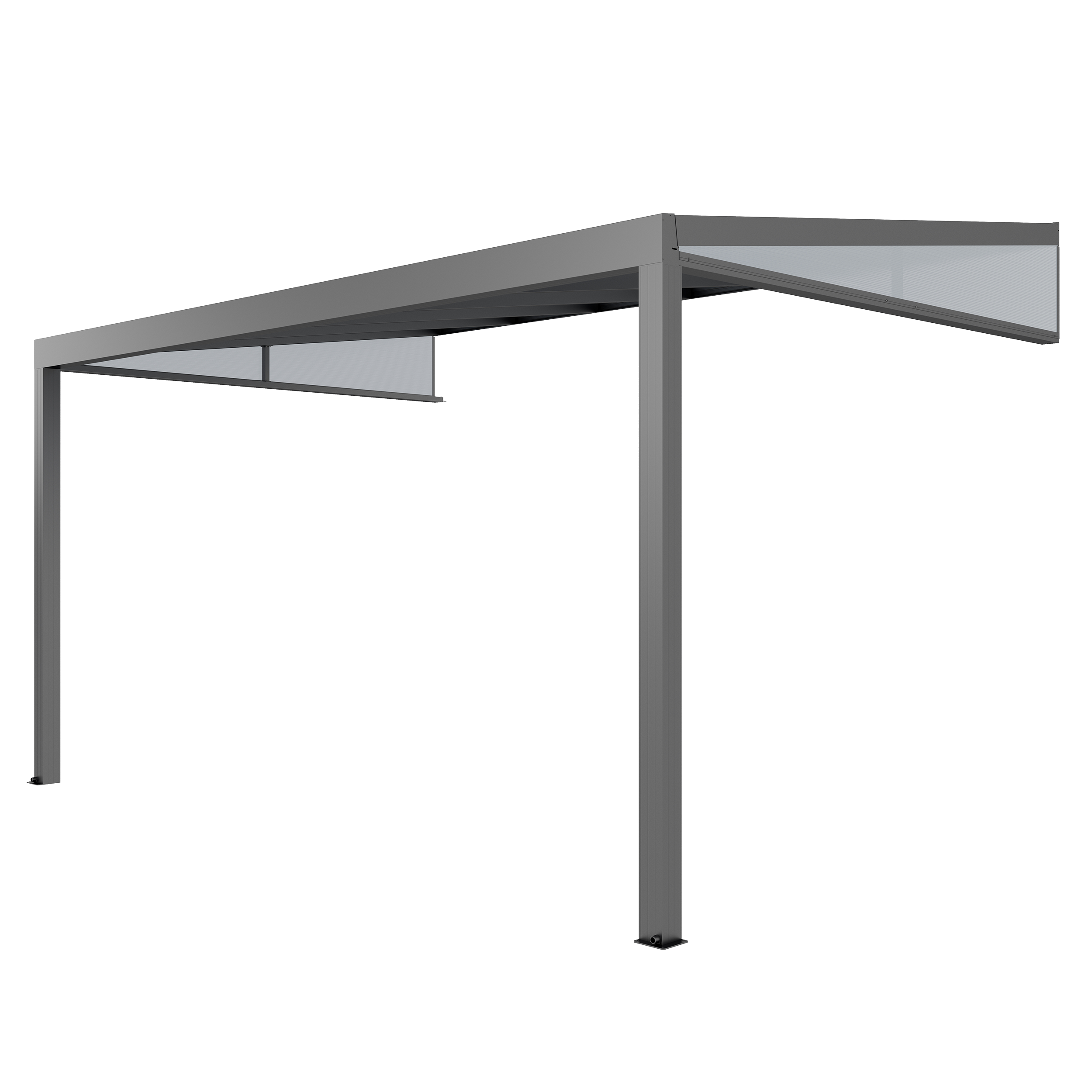Pergola Luxe 400x280x230 cm antracyt ogród zimowy Esti&amp;Esta