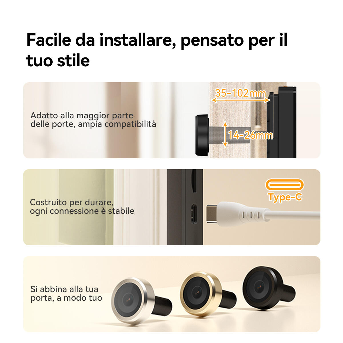 Spioncino elettronico VD1 IMOU a batteria - 18