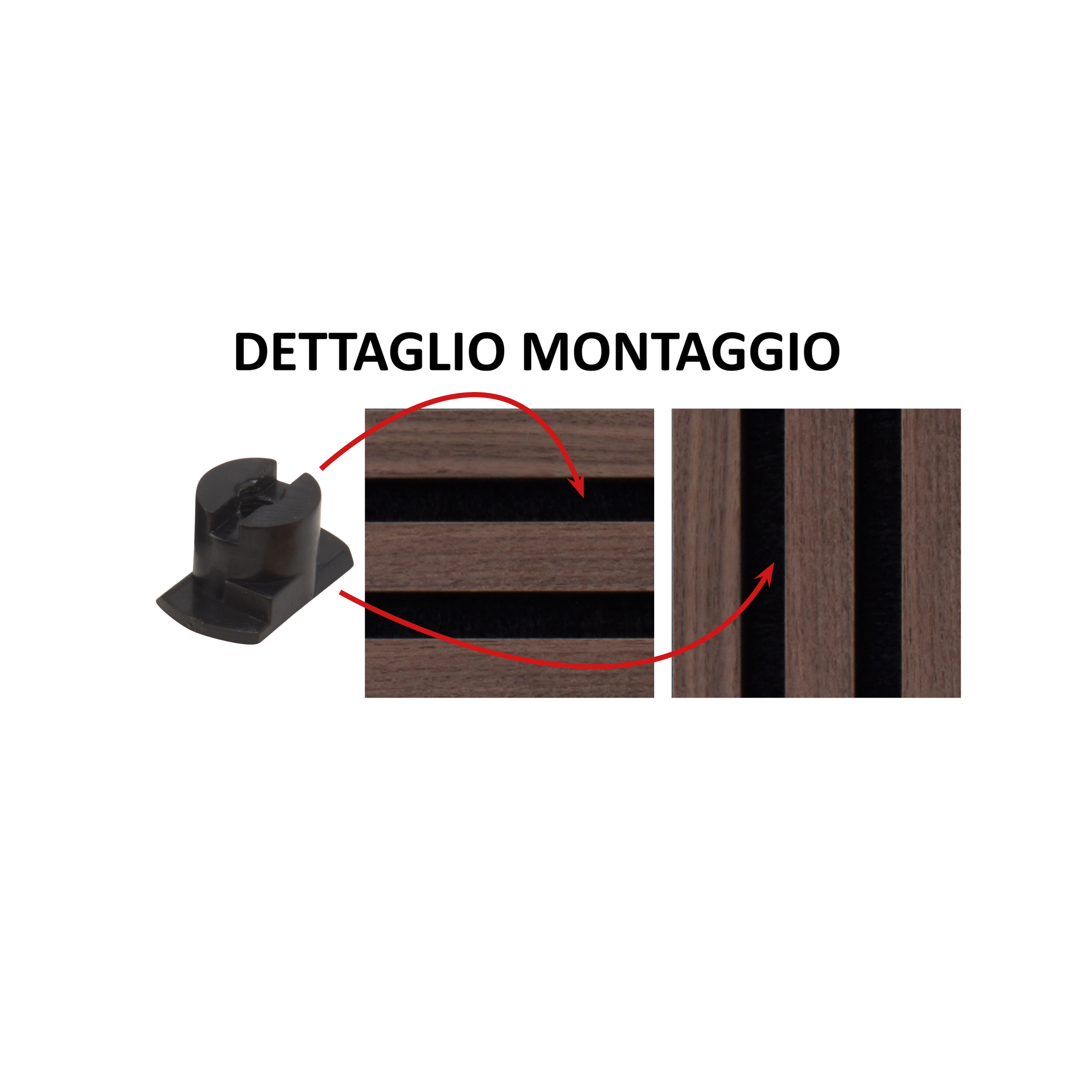 Supporto a parete  FibroTech in acciaio nero satinato 2 ganci L 19.4 x H 2.4 cm - 9