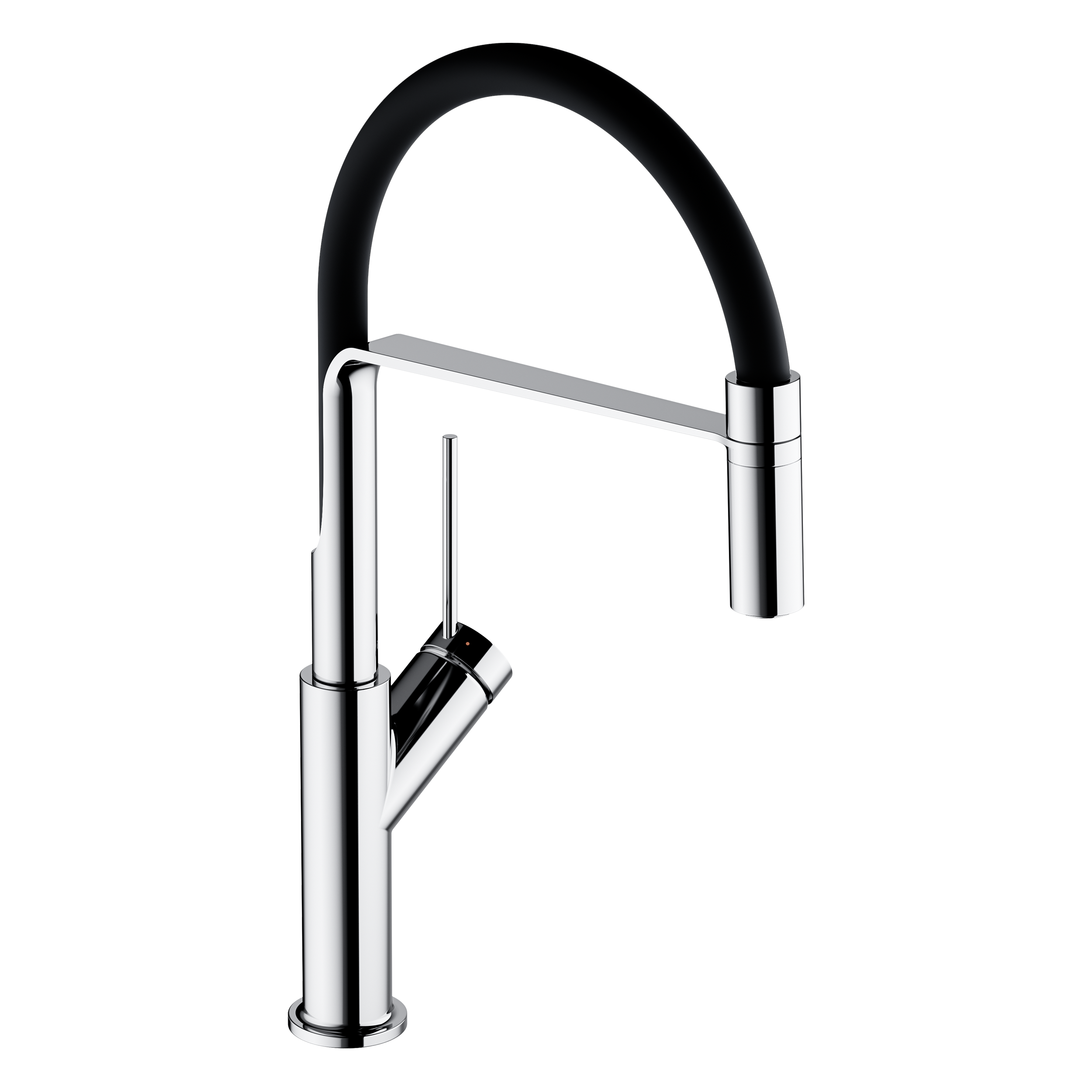 Bateria kuchenna z wyciąganą wylewką U Selio Czarna Omnires