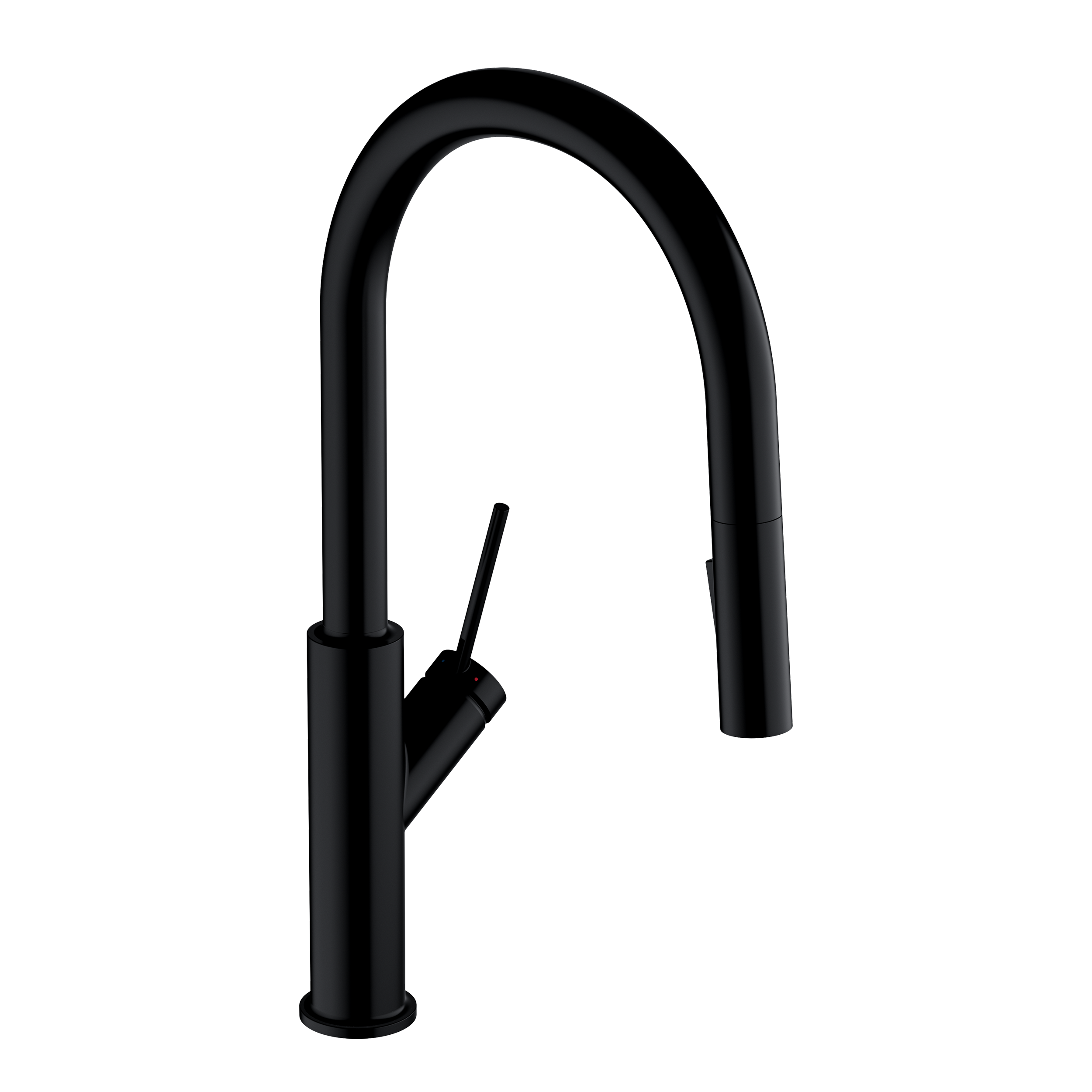 Bateria kuchenna z wyciąganą wylewką U Somero Czarna Omnires