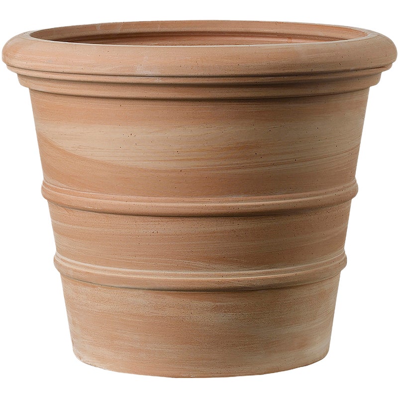 Donica Vaso Siena 23 cm bielona terakota Deroma
