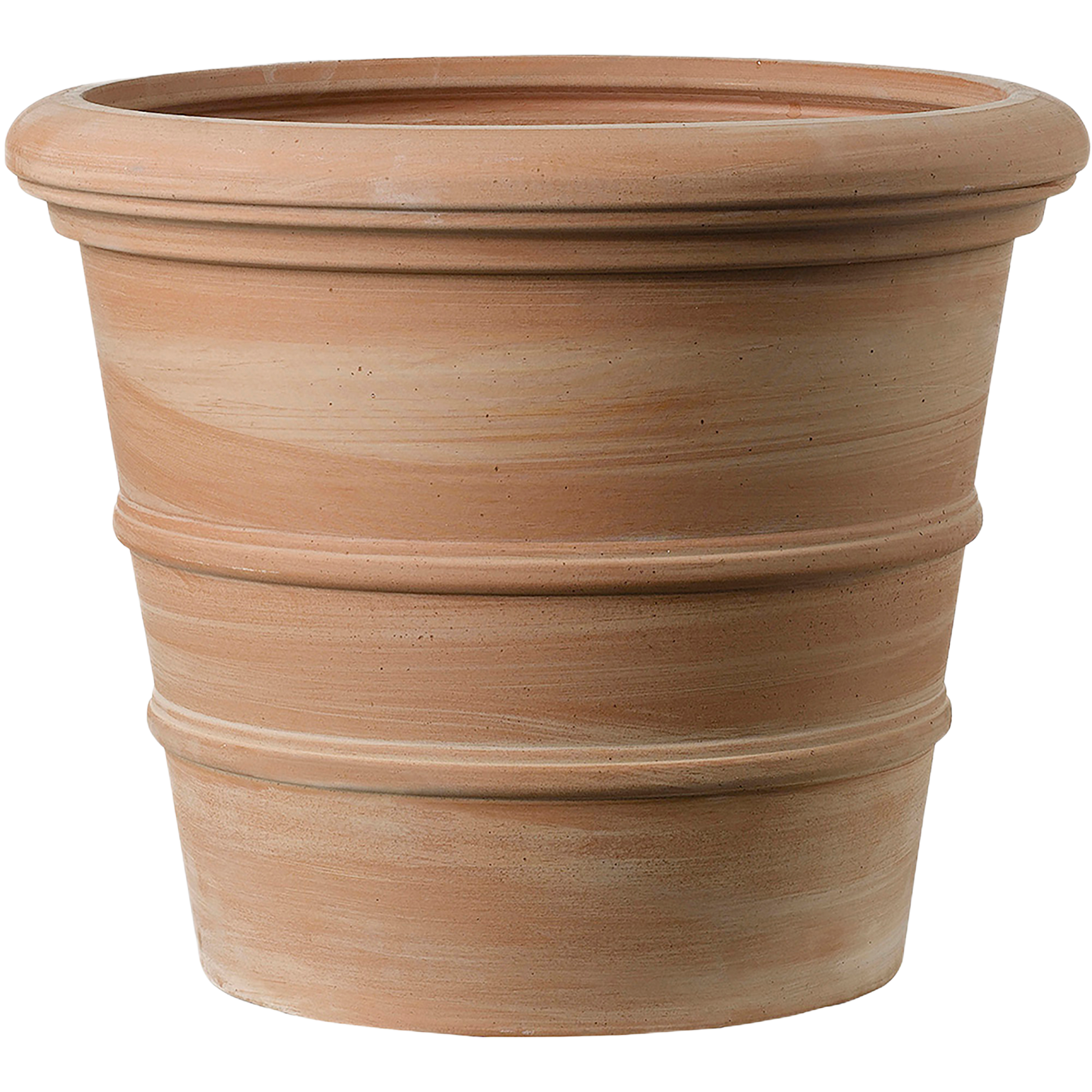 Donica Vaso Siena 30 cm bielona terakota Deroma
