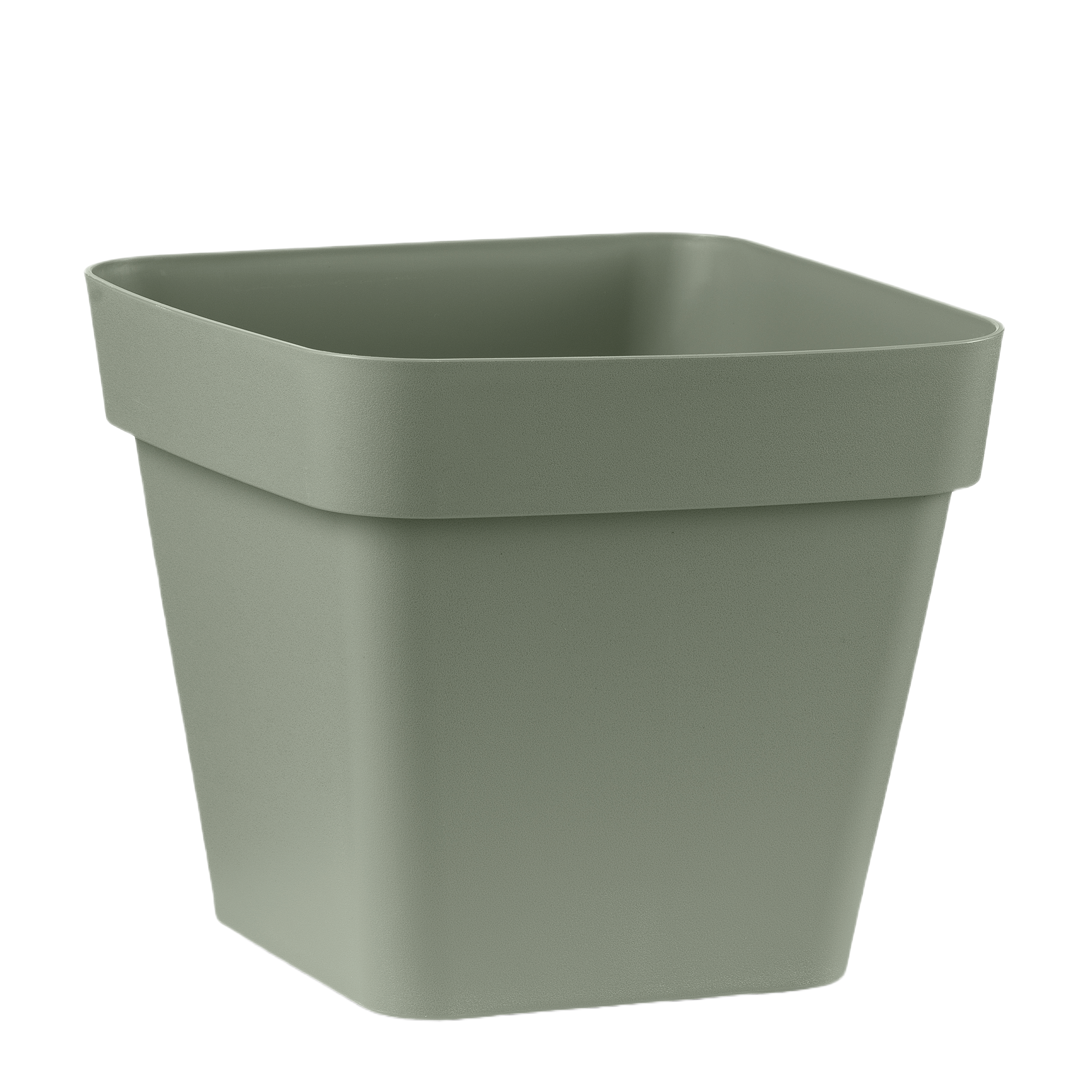 Donica Cleo polimerowa 40x40 cm oliwkowa Veca