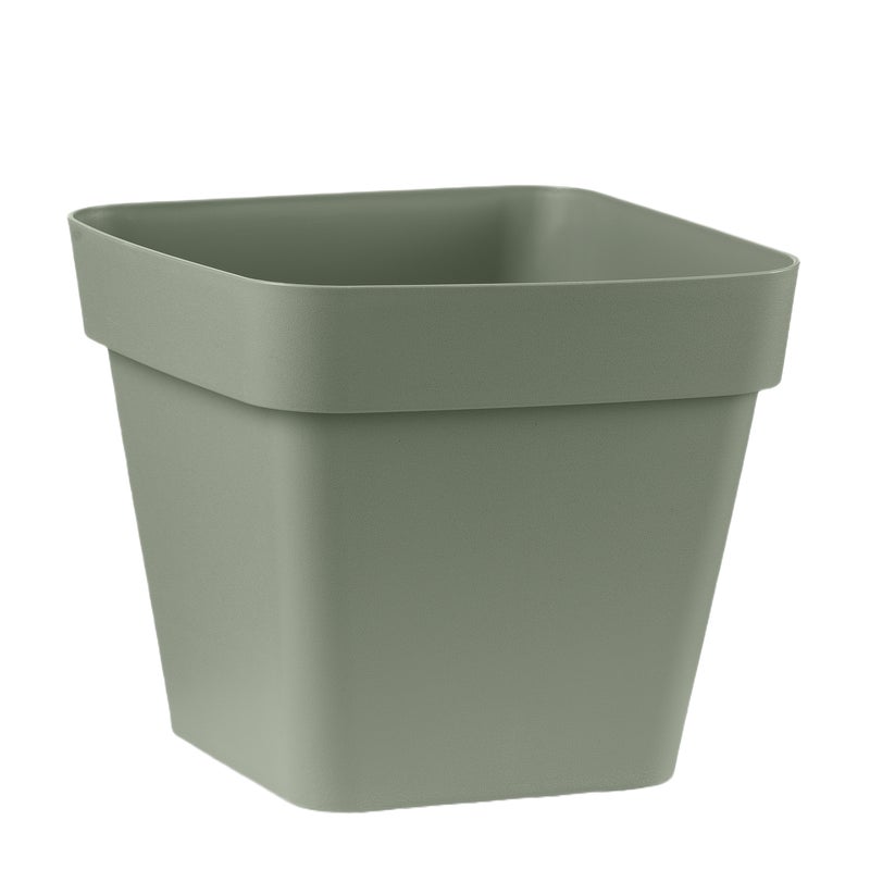 Donica Cleo polimerowa 40x40 cm oliwkowa Veca