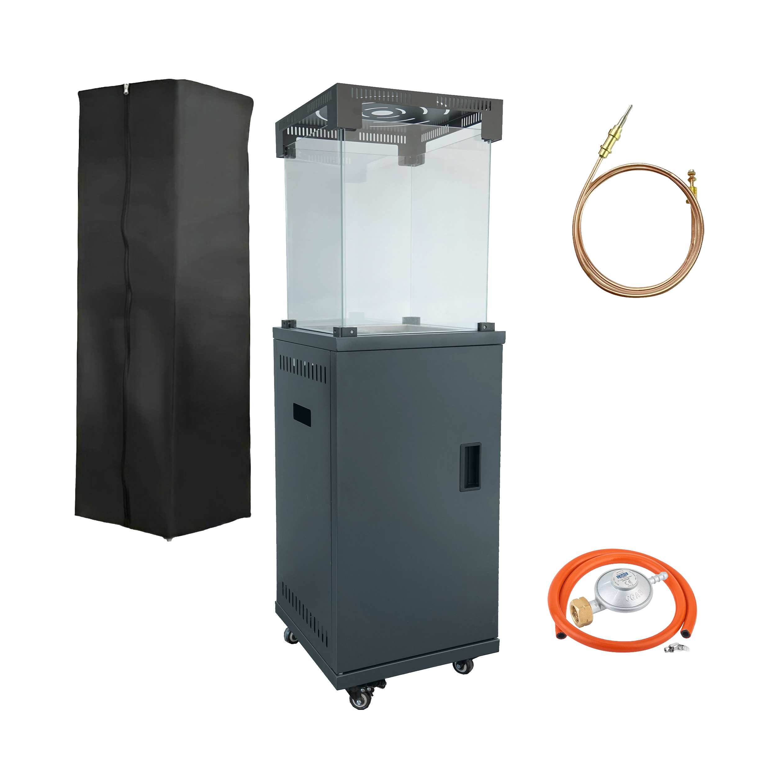 Ogrodowy ogrzewacz powietrza gazowy 11kW 10m2 Esti&amp;Esta