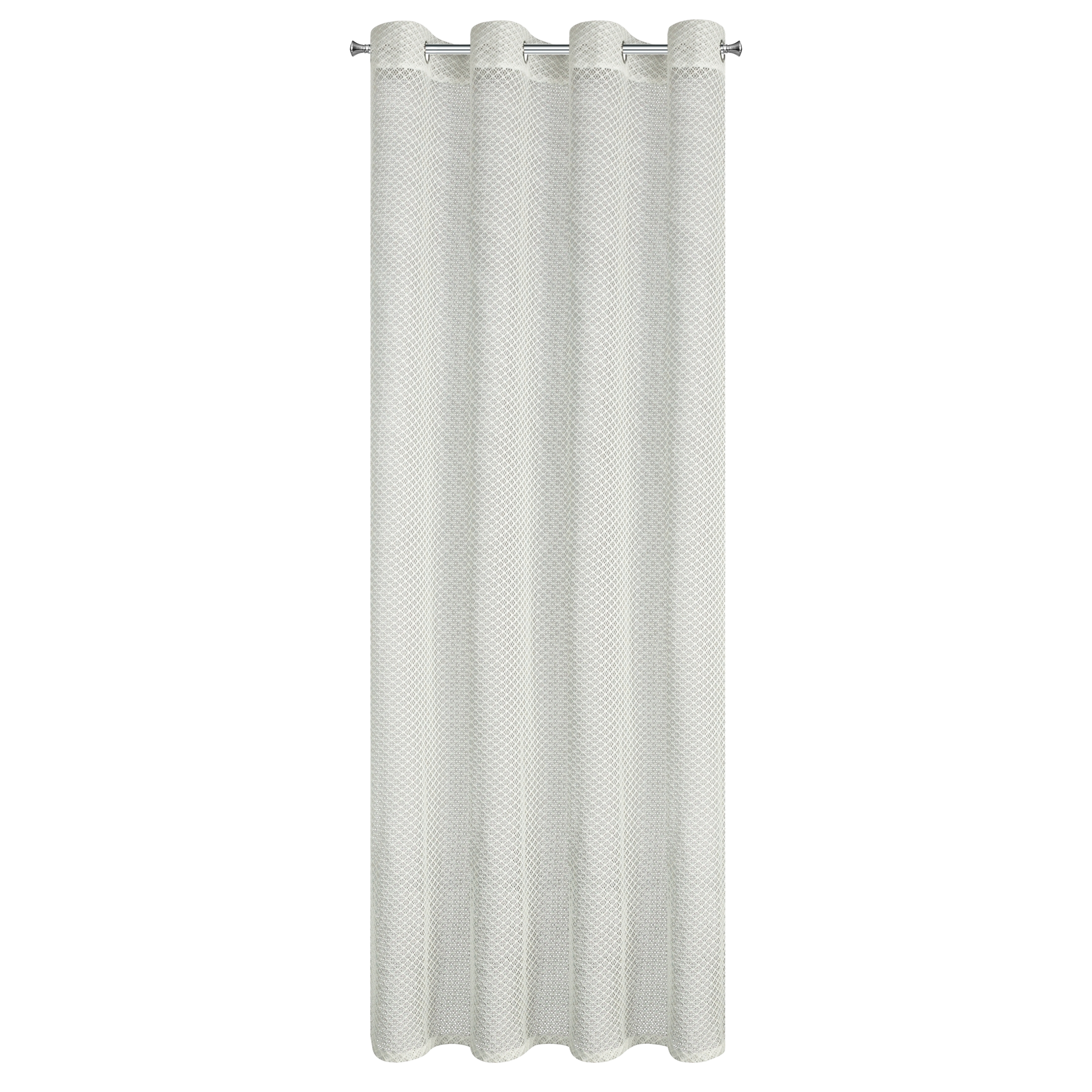 Zasłona Carlina biała 140 x 250 cm na przelotkach
