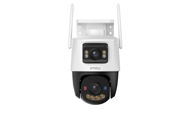 Telecamera esterna IMOU  da 6MP con tecnologia AIgo Play , due lenti,1x 3K/5MP lente fissa e 1x 3K/5MP lente Pan&Tilt 
