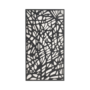 vidaXL Paravento da Balcone Verde Scuro 120x600 cm Tessuto Oxford