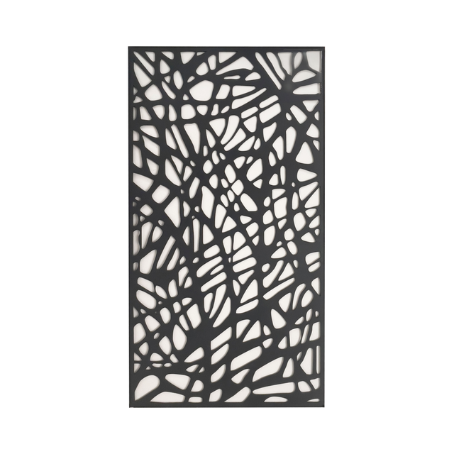 Pannello grigliato decorativo in polipropilene grigio Musive L 200 x H 100 cm, spessore 5 mm