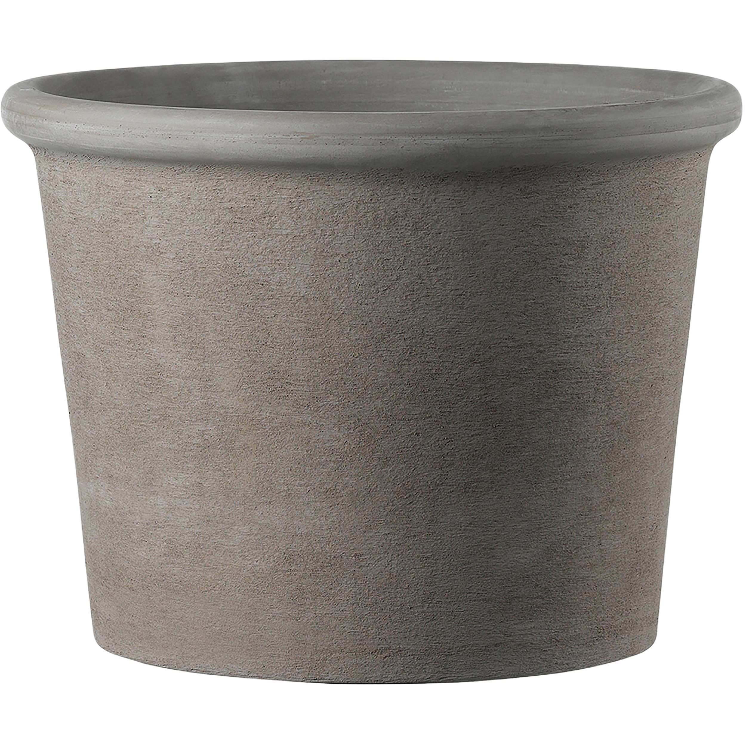 Doniczka Bordato 33 cm szara terakota Deroma