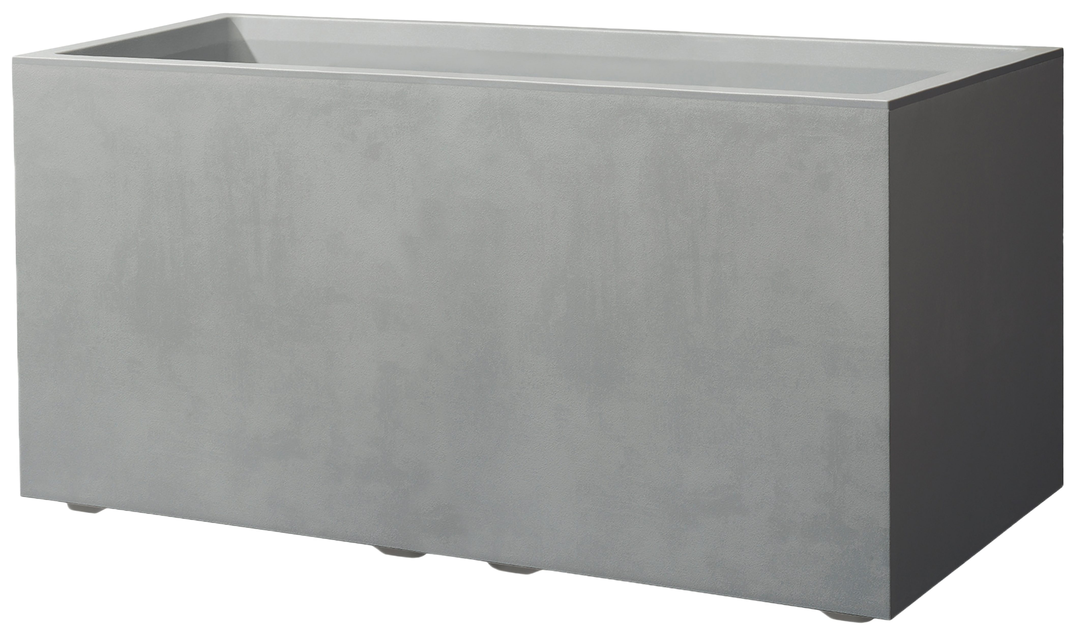 Donica Cassetta 79x38x39 cm szara Deroma