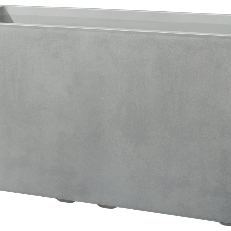 Donica Cassetta 79x38x39 cm szara Deroma