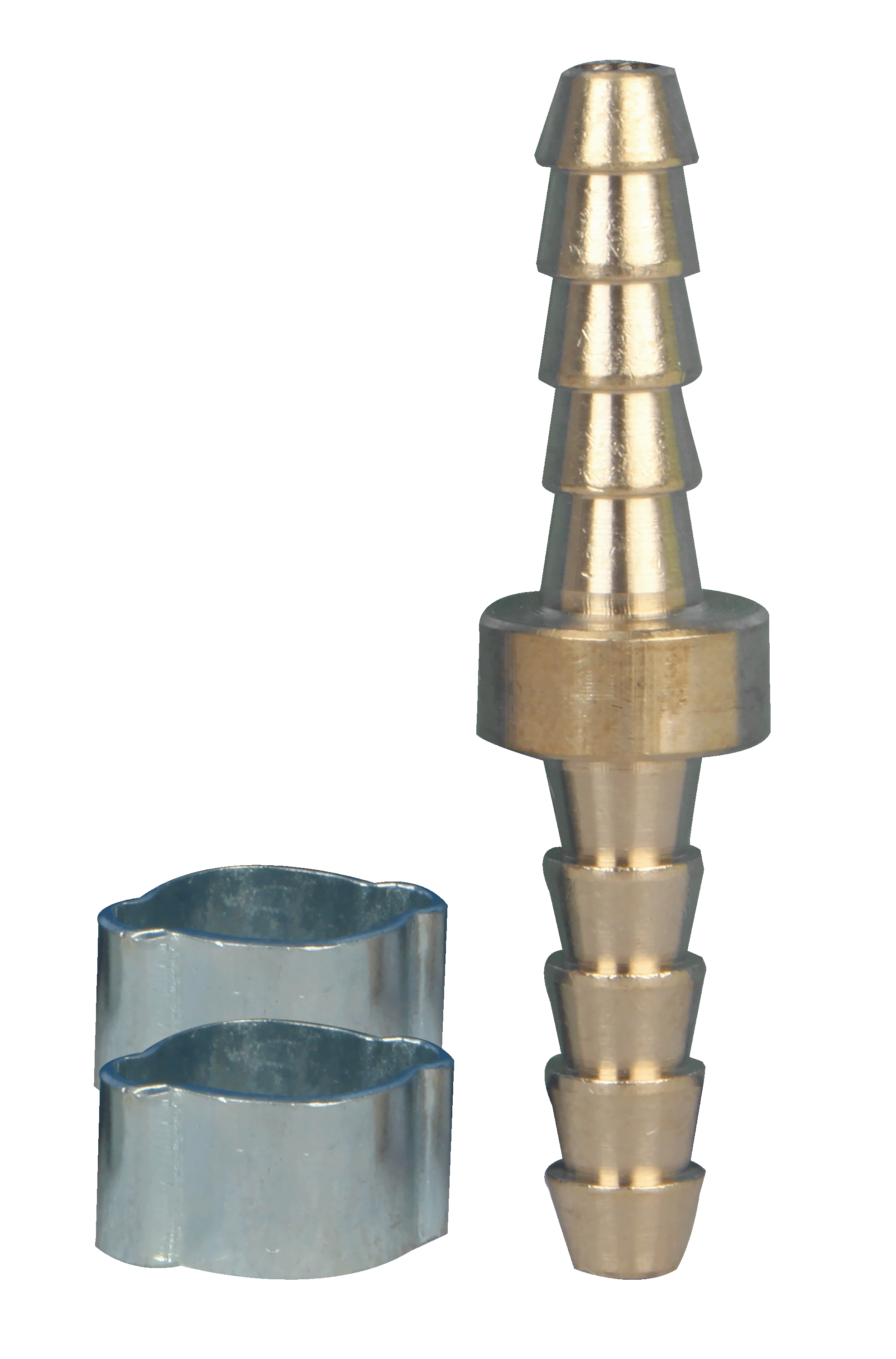 Złącze dwustronne do węża 6mm 1/2" 2 zaciski IMPAX