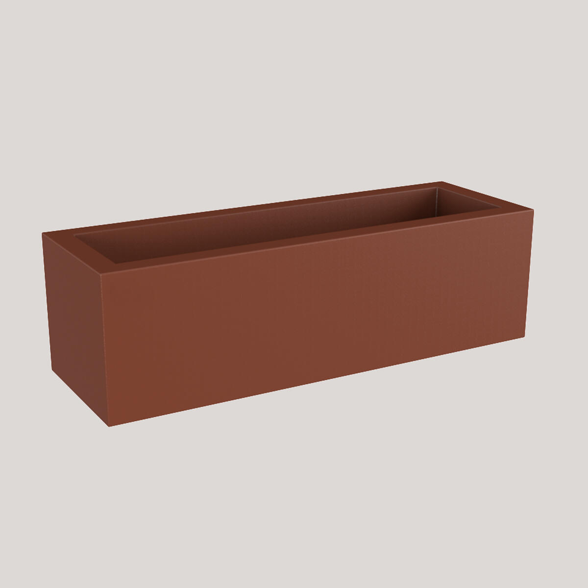 Floreira de polietileno JARA 60X20CM BRONZE - 2