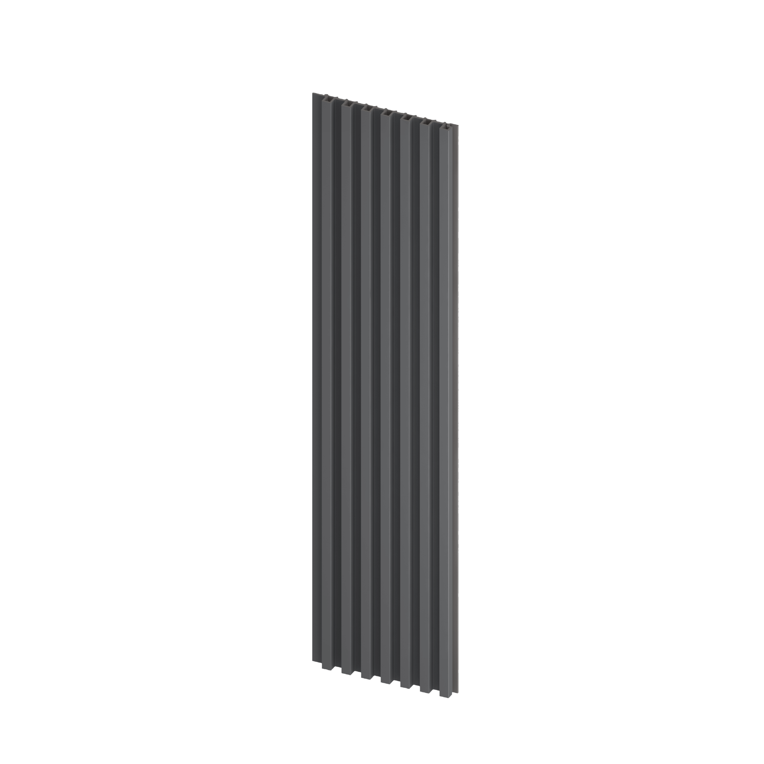 Panele modułowe ścienne 3D lamele 265x14.8 cm S Deep Grey 7 lameli