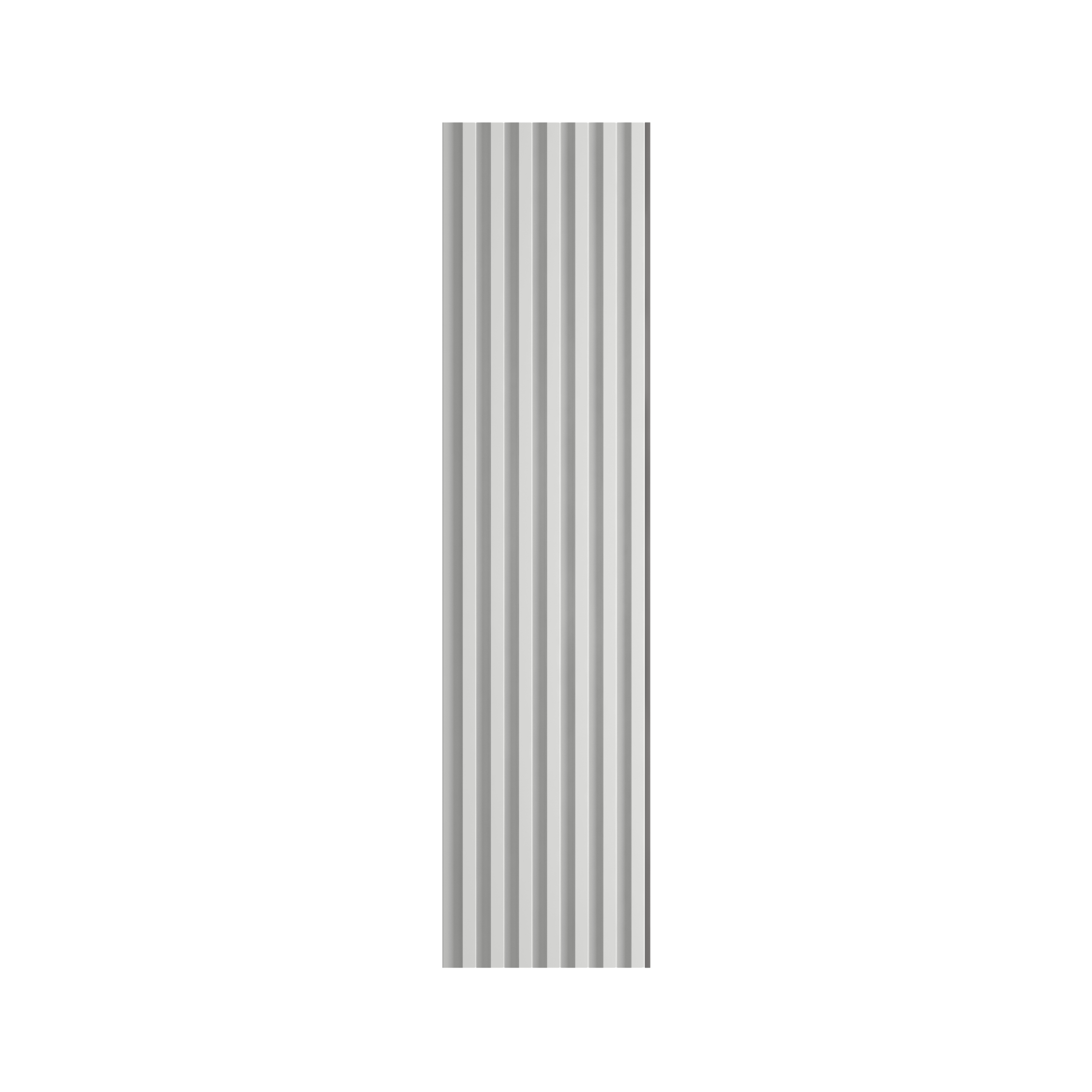 Panele modułowe ścienne 3D lamele 265x14.8 cm S Soft White 7 lameli - 4
