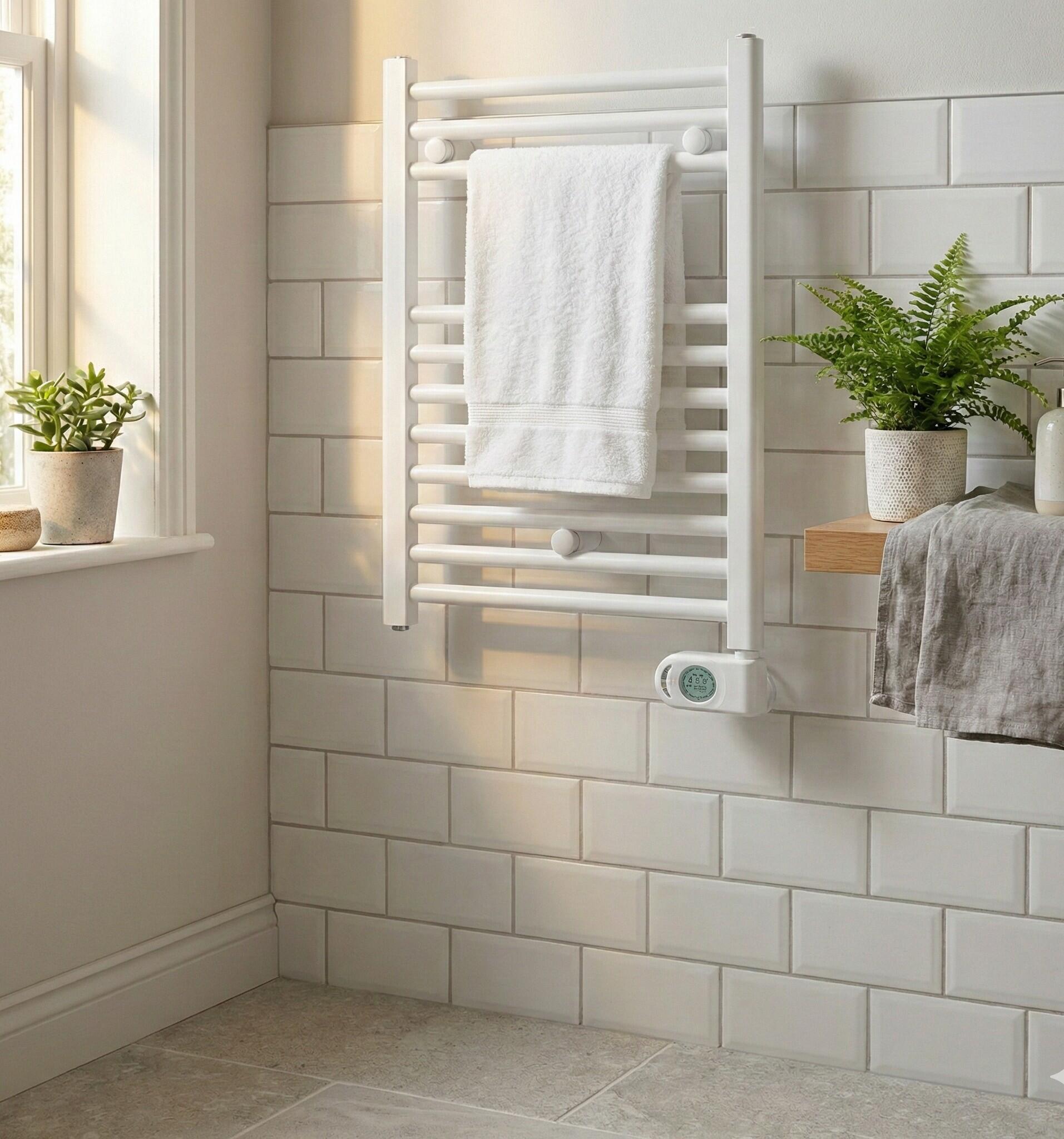 TOALLERO ELÉCTRICO PROGRAMABLE 400W BLANCO - 3