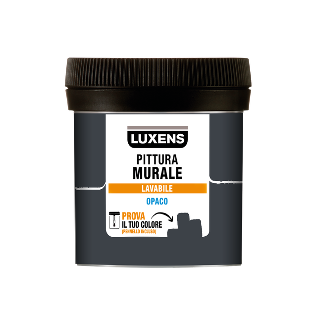Pittura per interni lavabile, LUXENS Opaca grigio paris 1 opaco, 0.075 L