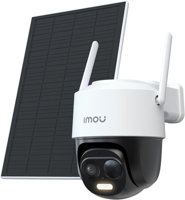 Telecamera da interno/esterno a batteria ricaricabile IMOU  PT con risoluzione 3K (5MP) motorizzata (PTZ 330° Pan & 90° Tilt