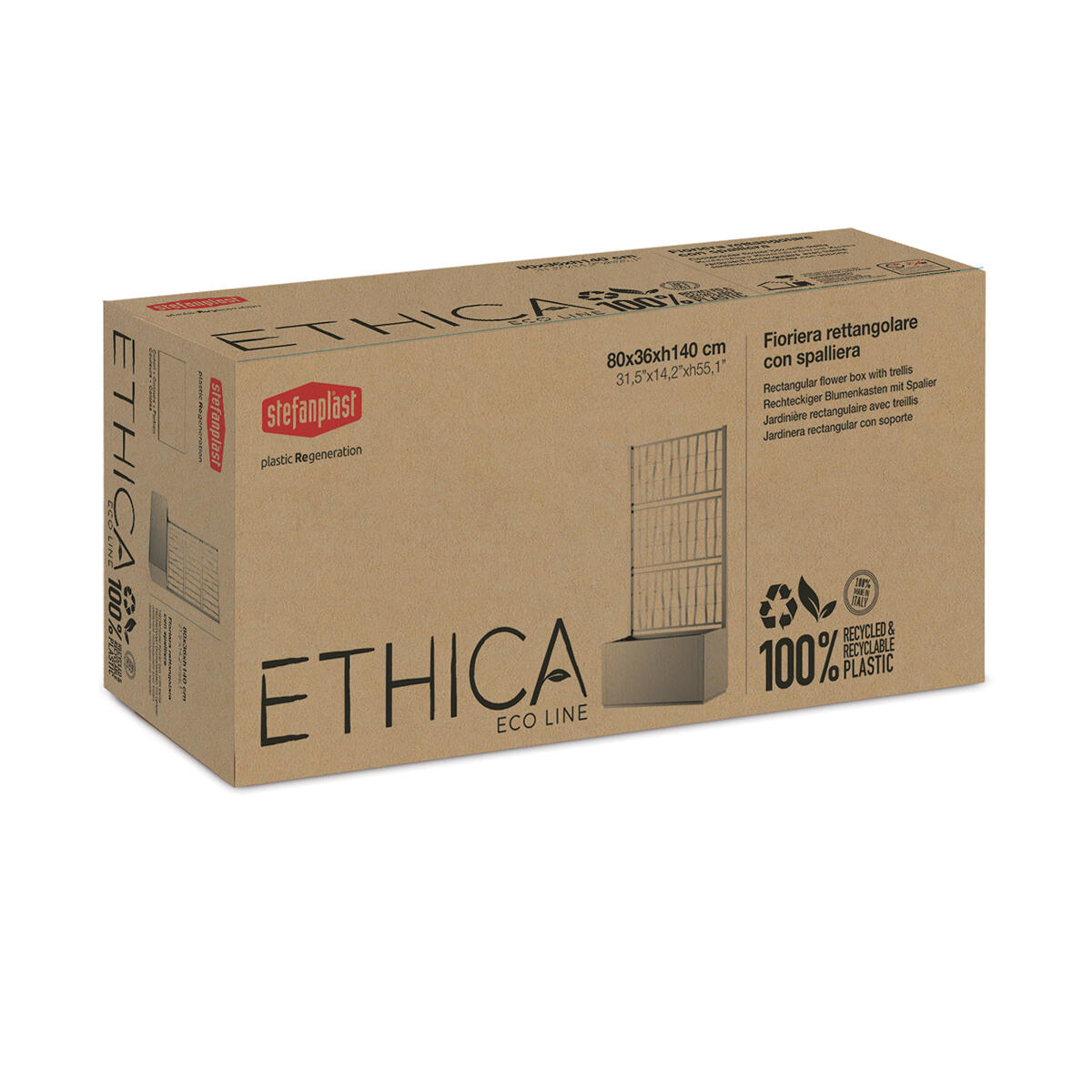 Celosía Ethica 86x36 cm blanco - 13
