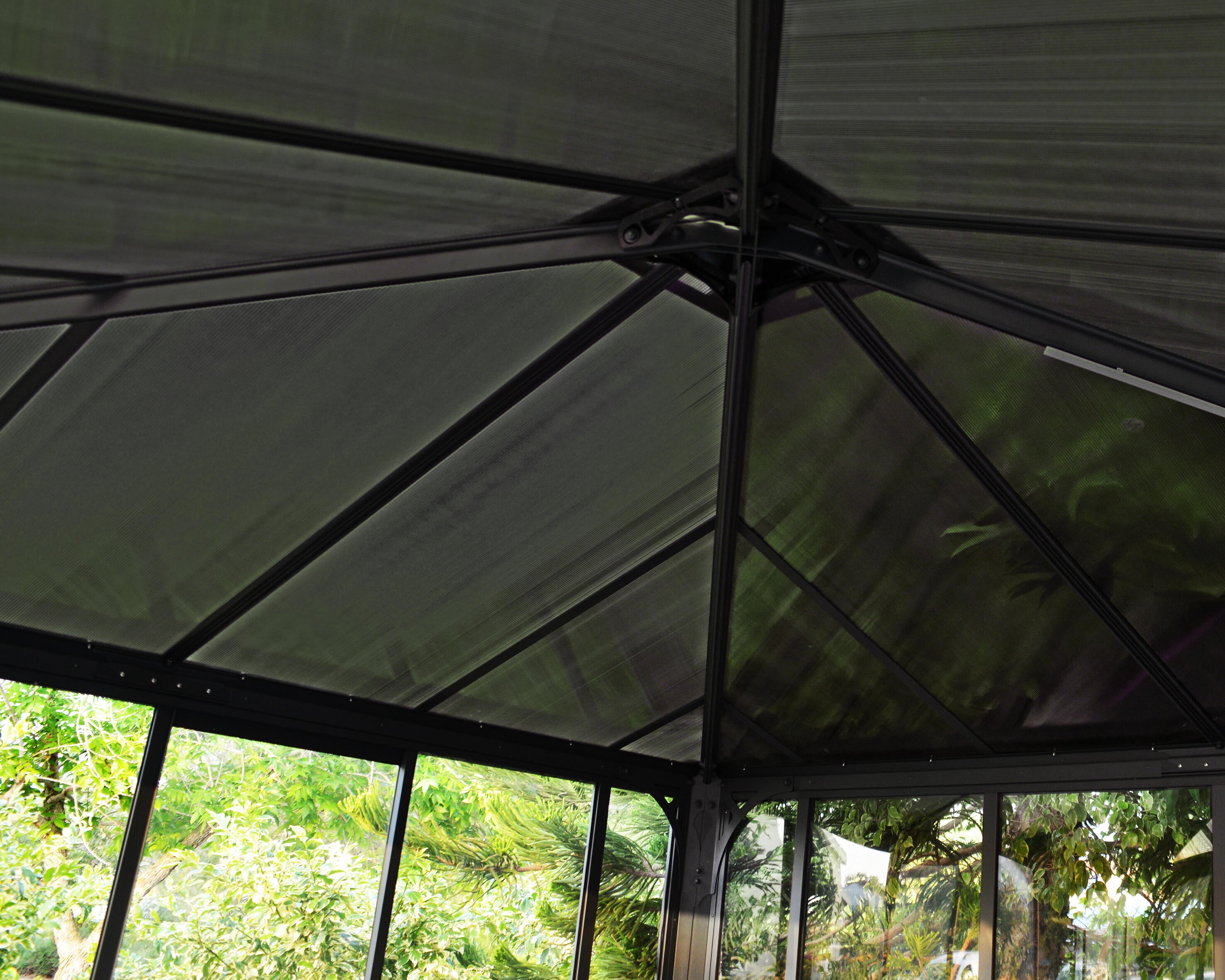 Cenador de aluminio CANOPIA BY PALRAM de 295 x 295 cm gris - 17