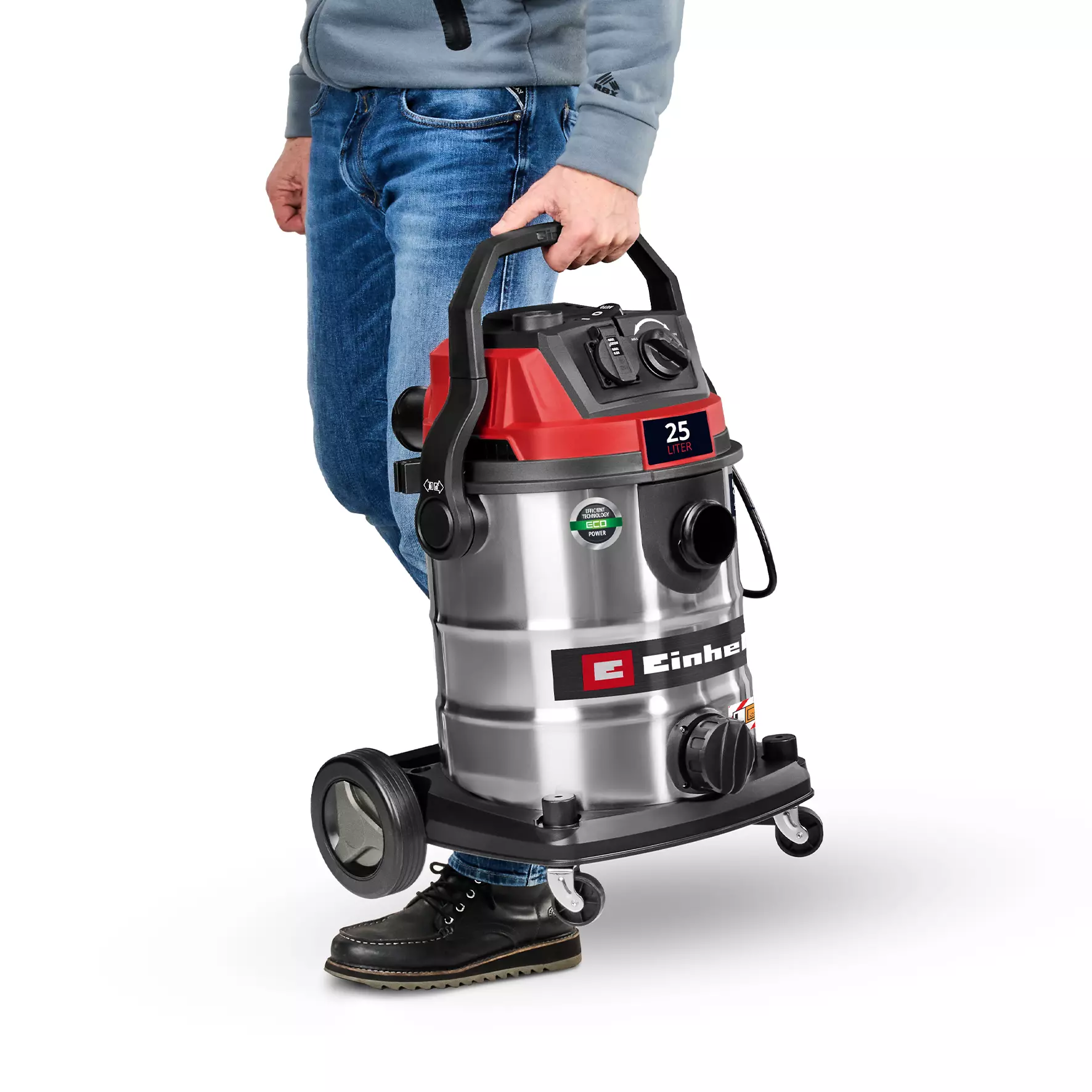 Aspirador de sólidos e líquidos 1100 W 25L Einhell TE-VC 2580 SACL - 4
