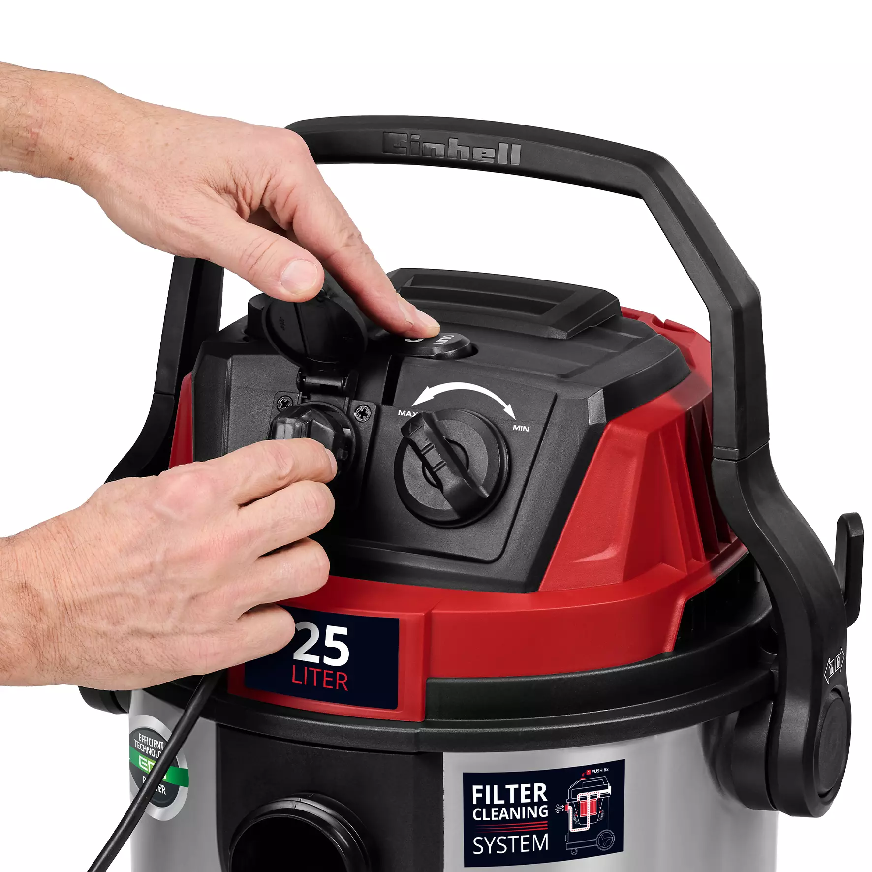 Aspirador de sólidos e líquidos 1100 W 25L Einhell TE-VC 2580 SACL - 9