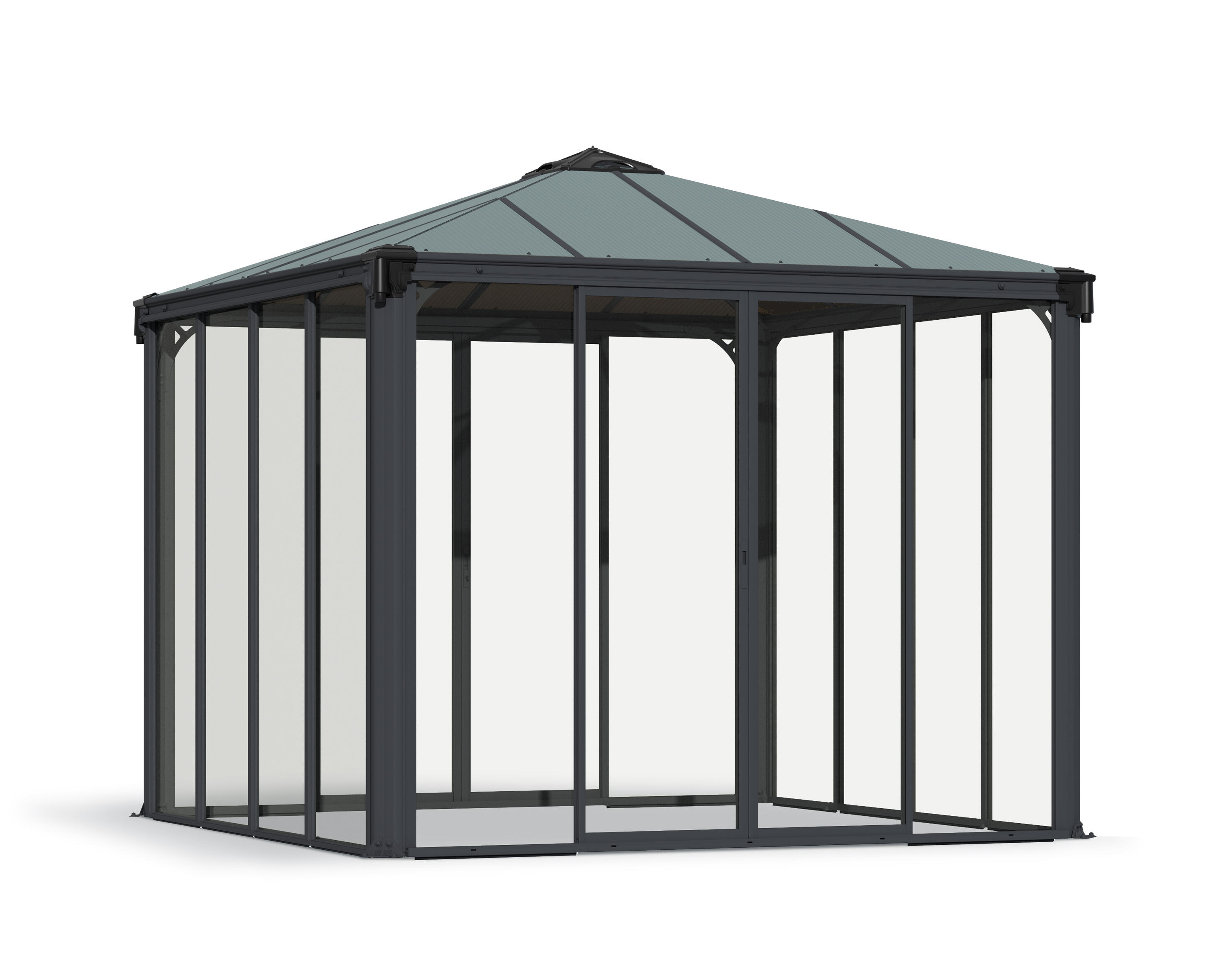 Cenador de aluminio CANOPIA BY PALRAM de 295 x 295 cm gris - 3
