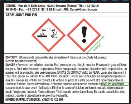 Joint gris 25 kg Cermijoint Color - CERMIX - 2