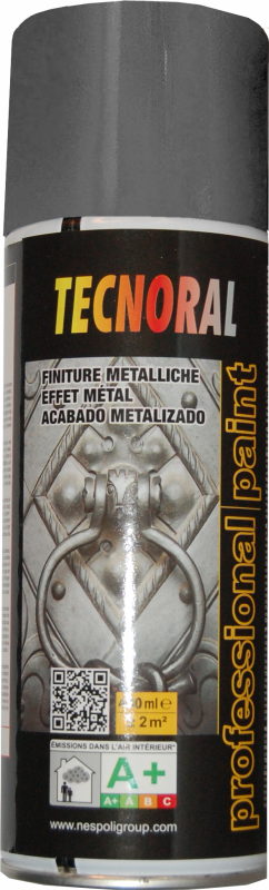 Peinture aérosol argent métalissé 400 ml - TECNORAL - 2