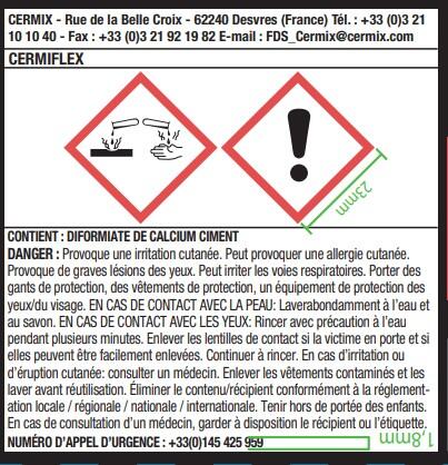 Colle carrelage en poudre gris C2S1ET pour sol et mur intérieur & extérieur 25 kg - Cermiflex CERMIX - 3