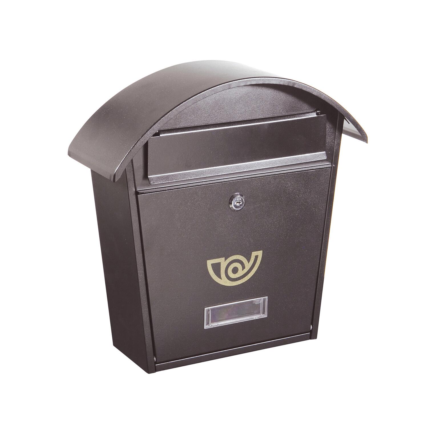 Cassetta Postale Condominio Orizzontale Slim – Silver Antracite, 36,6x6,5x29 Cm, Serratura A Cilindro Con 2 Chiavi