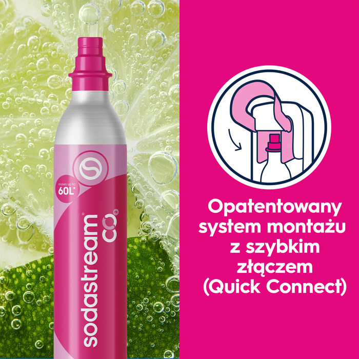 System montażu do saturatora