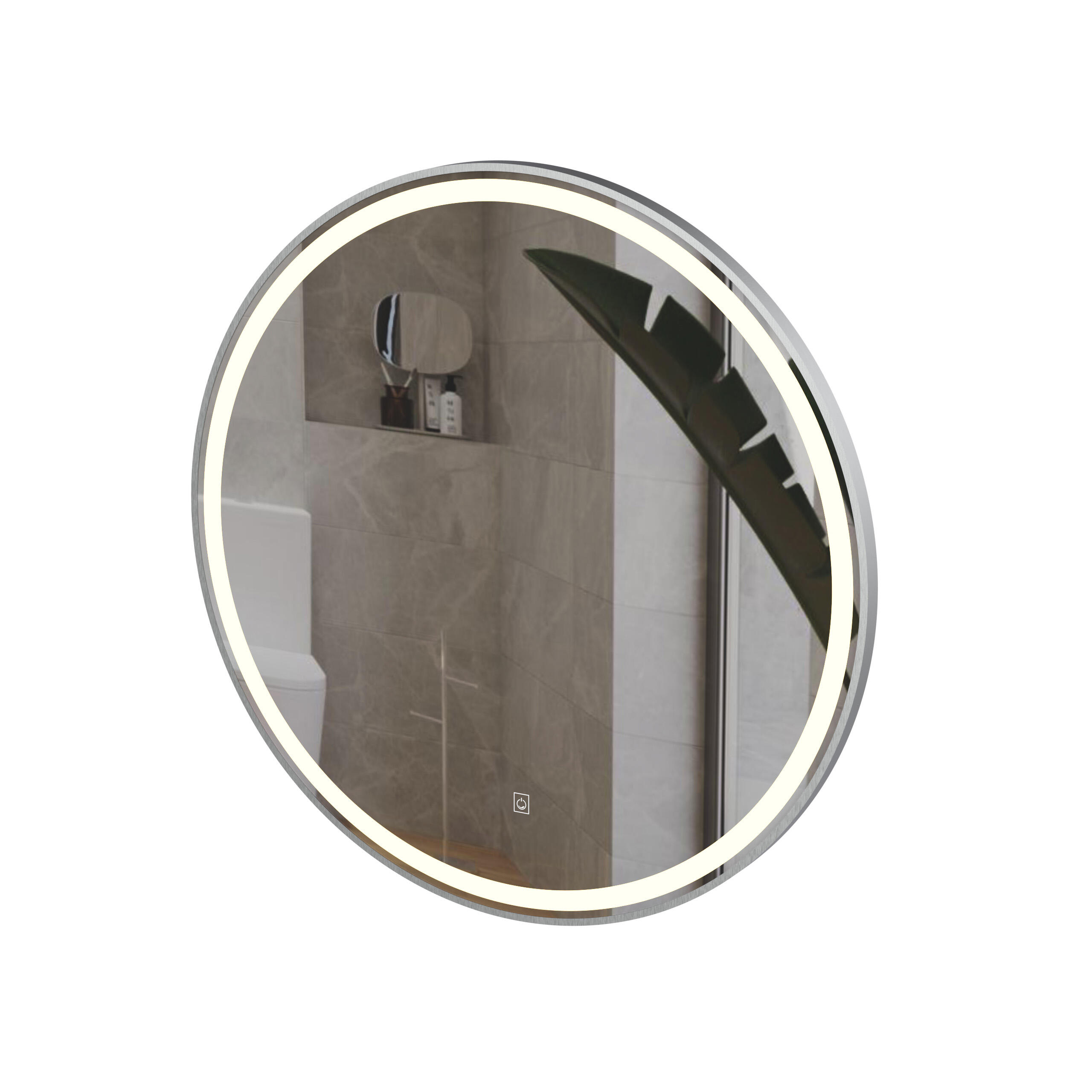 ESPEJO DE BAÑO CON LUZ LED DECO Ø70CM  - 2