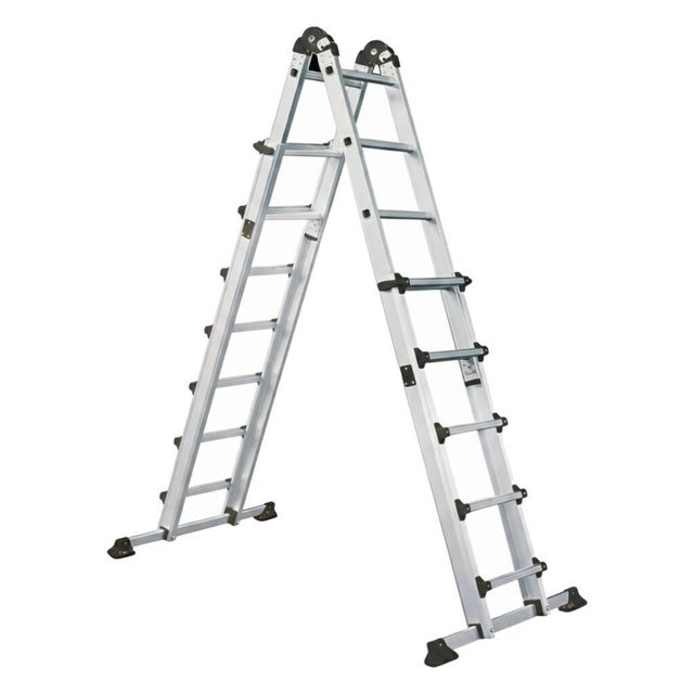 ESCALERA MULTIPOSICIÓN TELESCOPICA 5 PELDAÑOS