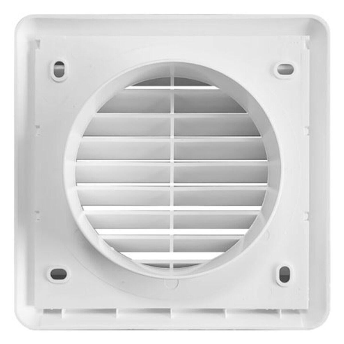 Grille ext. pvc rigide, rect. 55x110mm - 2