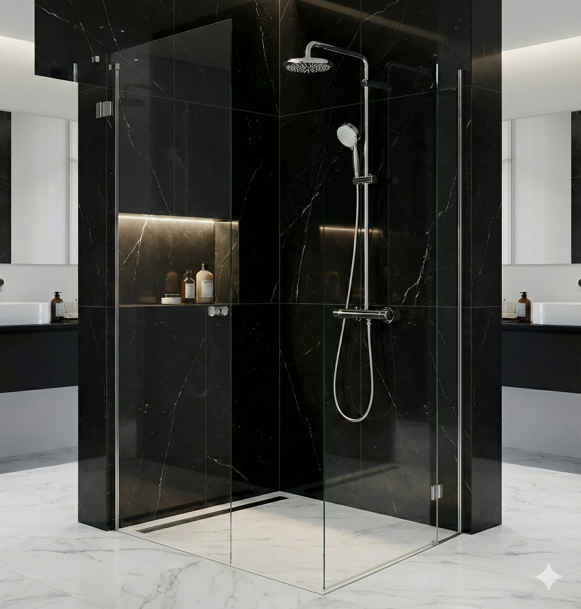 COLUMNA DE DUCHA TERMOSTÁTICA COSMOPOLITAN  - 2