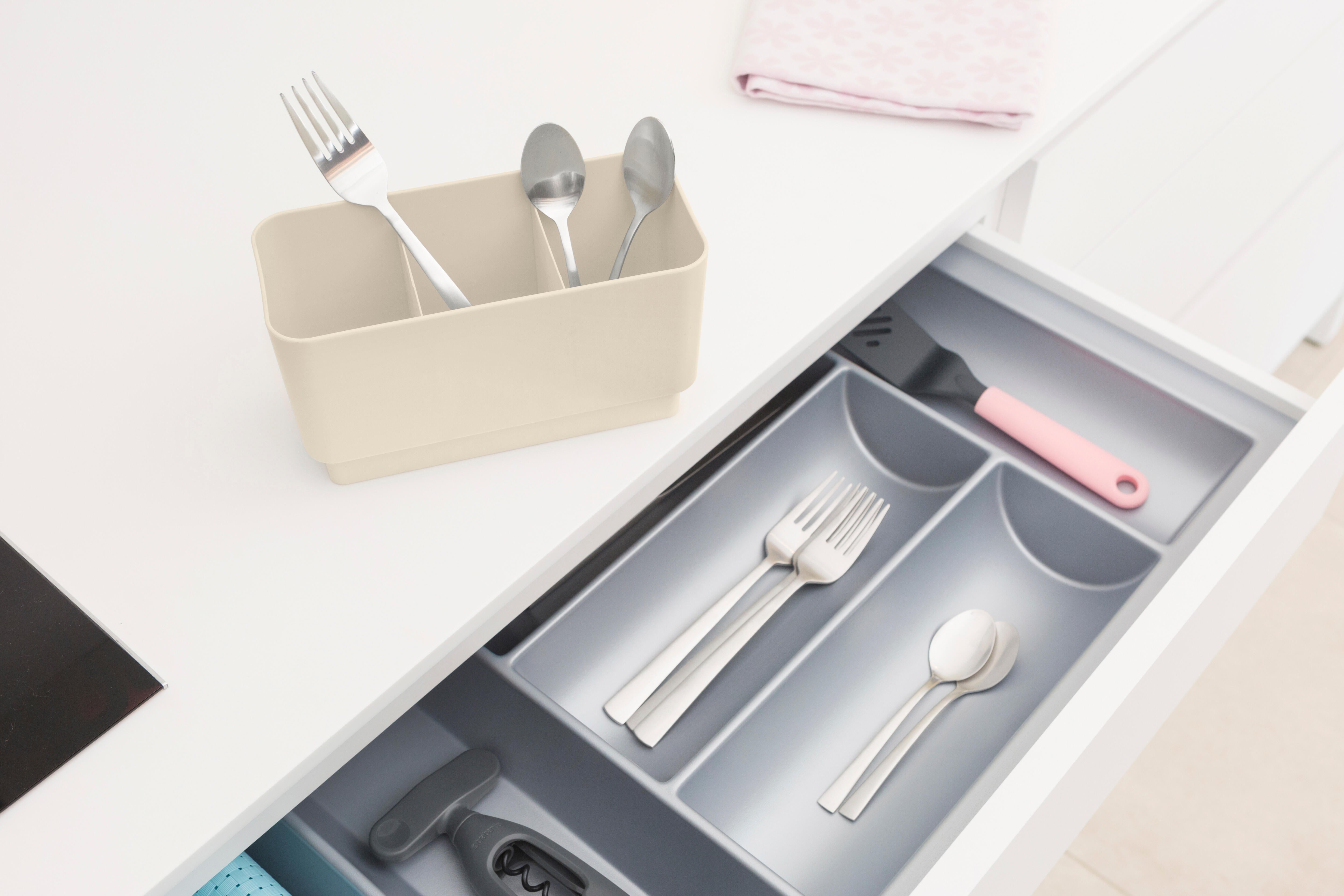 Escorredor compacto grande bege Soft Brabantia - 12