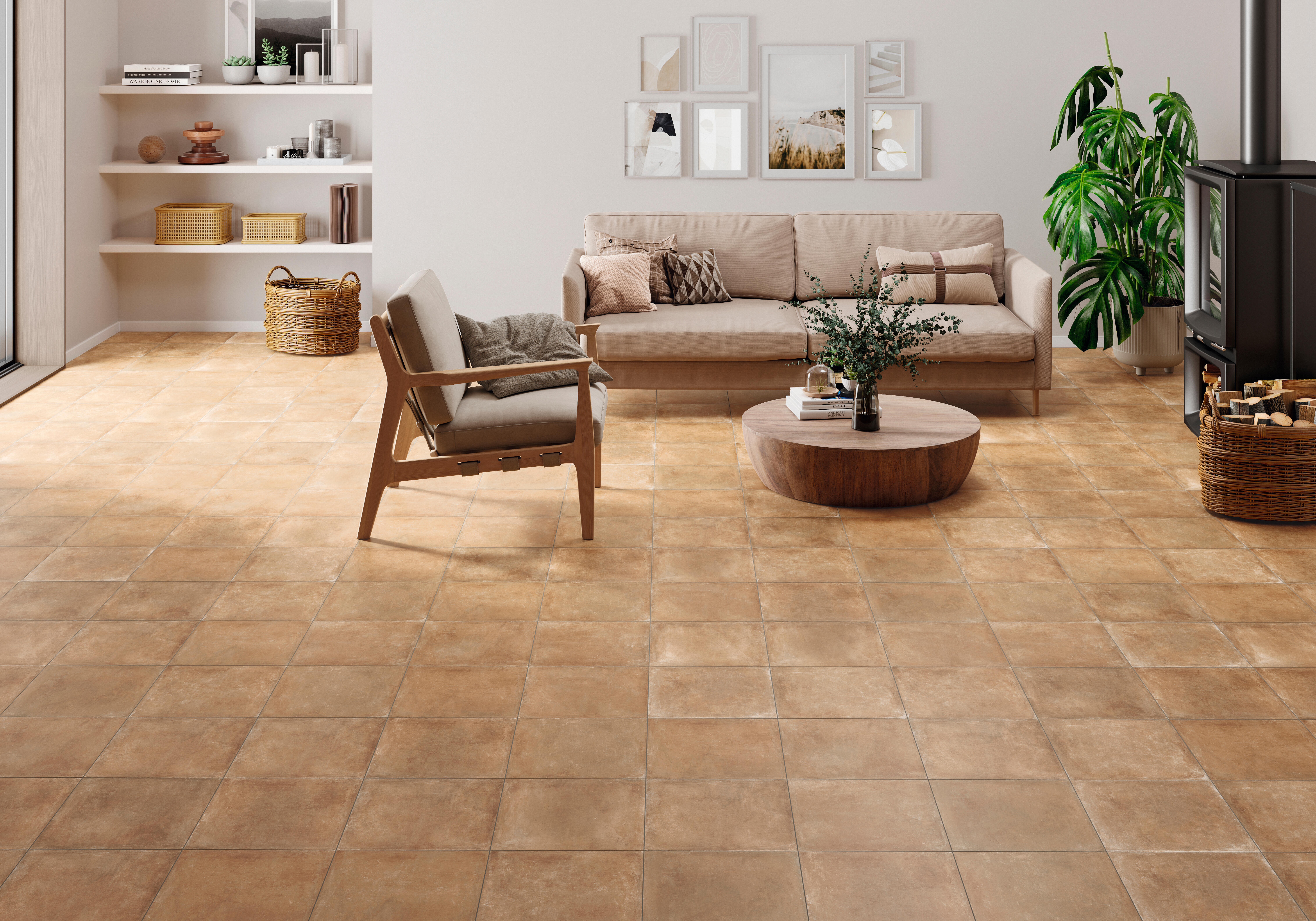 SUELO PORCELÁNICO 32.5X32.5CM COSTUR BEIGE - 2