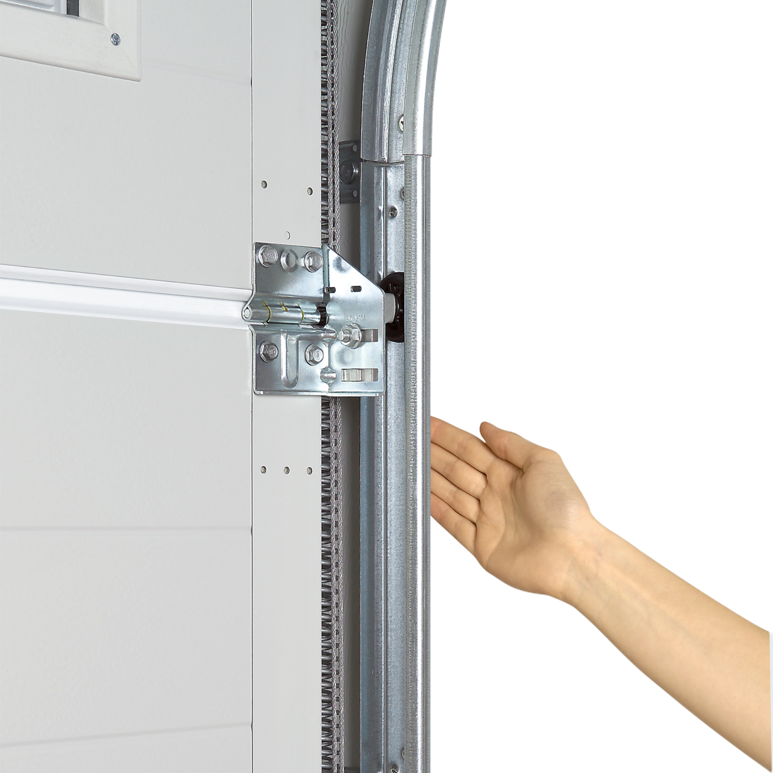 Brama garażowa ECOMATIC 5000X2125 mm segmentowa z napędem brązowa struktura drewna 8028 HORMANN - 4