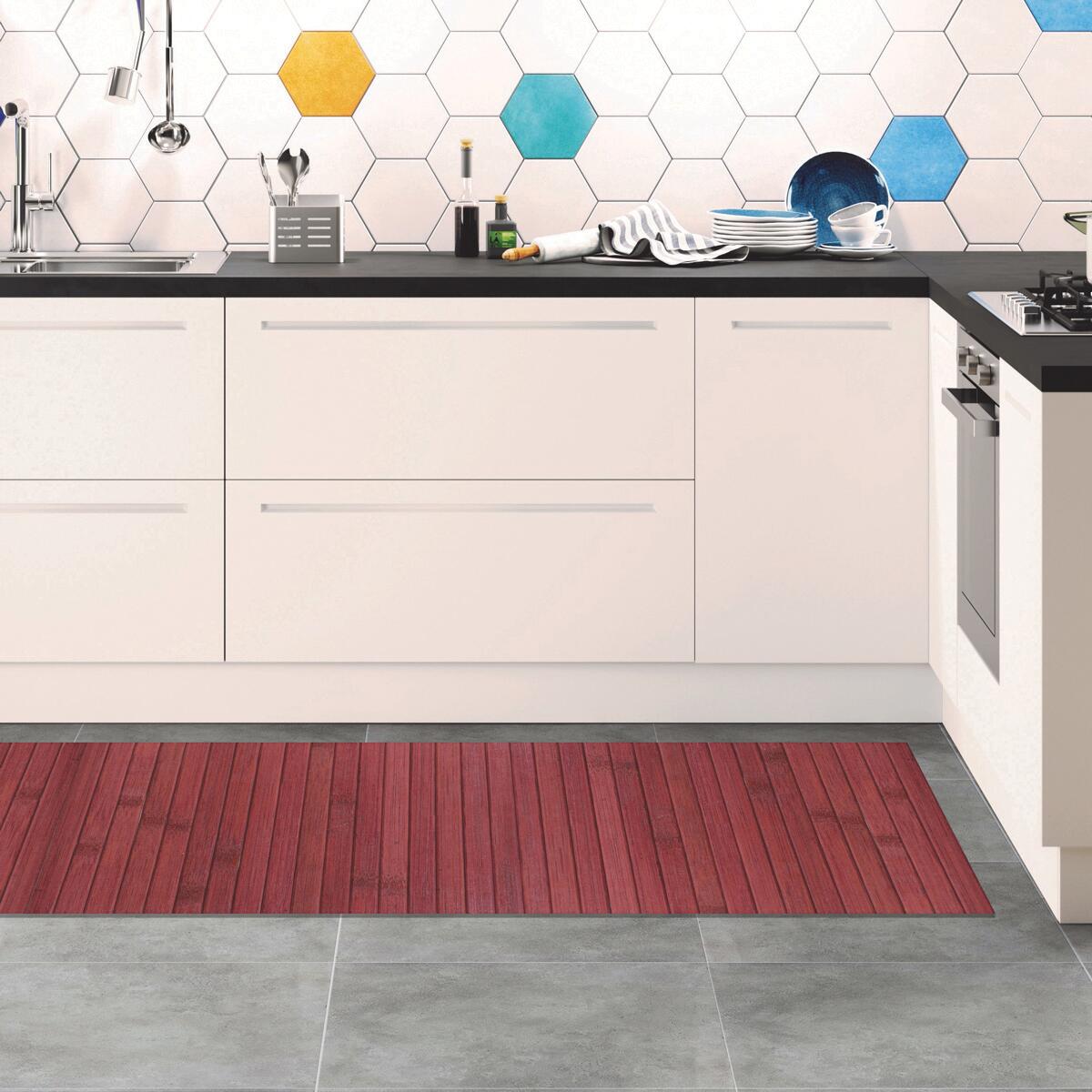 Tappetto Cucina Passatoia Opty Collection: 57x140 Cm, Cerchi Grigio-arancio. Moderno E Meccanico! 🏠🧡