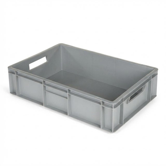 Bac de manutention Euronorm 21 L 60 x 40 x H.12 cm parois pleines