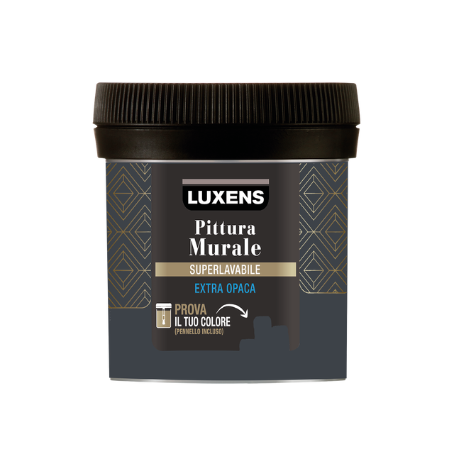 Pittura per interni super lavabile, LUXENS Opaca grigio paris 1 opaco, 0.075 L