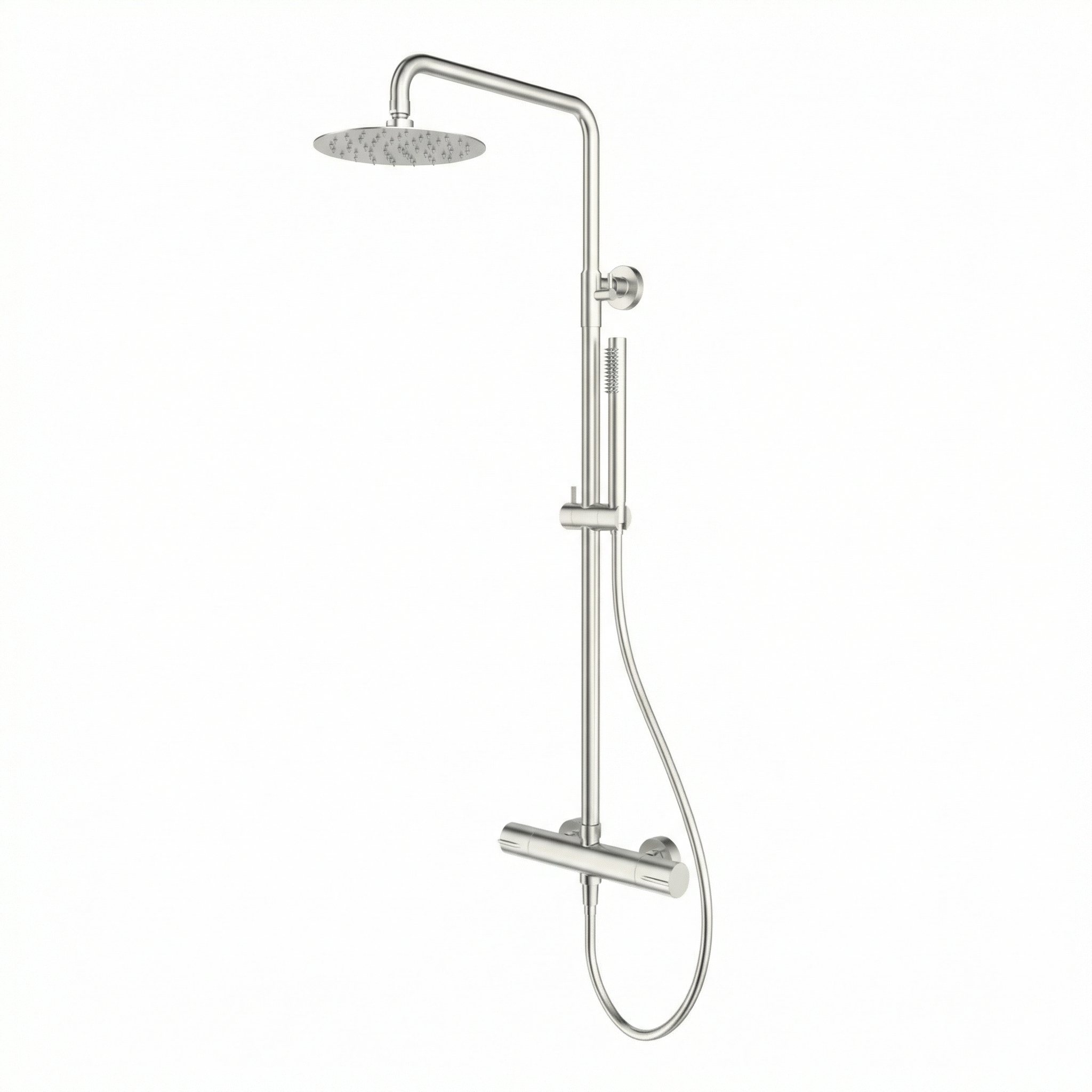 COLUMNA DE DUCHA TERMOSTATICA RONDO PVD INOX - 2