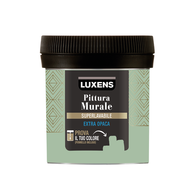 Pittura per interni super lavabile, LUXENS monomano verde cactus 5 opaco, 0.075 L