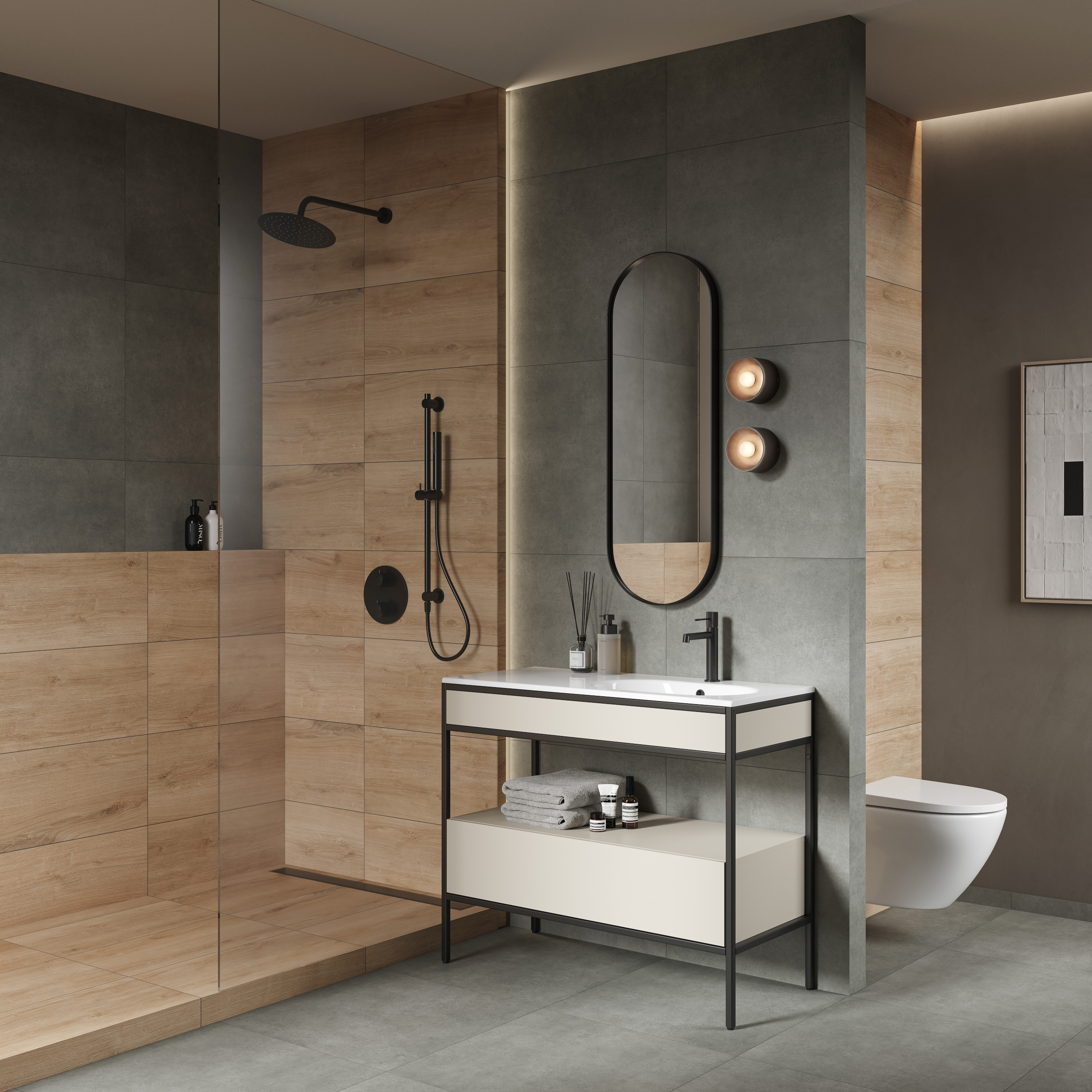 Gres szkliwiony Tago Wood Beige Mat 29.8x59.8 Cersanit - 2